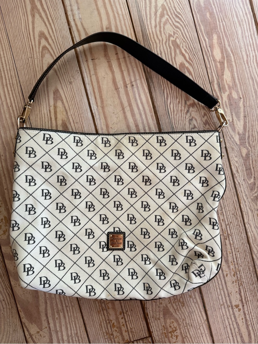 Dooney & Bourke Signature Hobo Bag